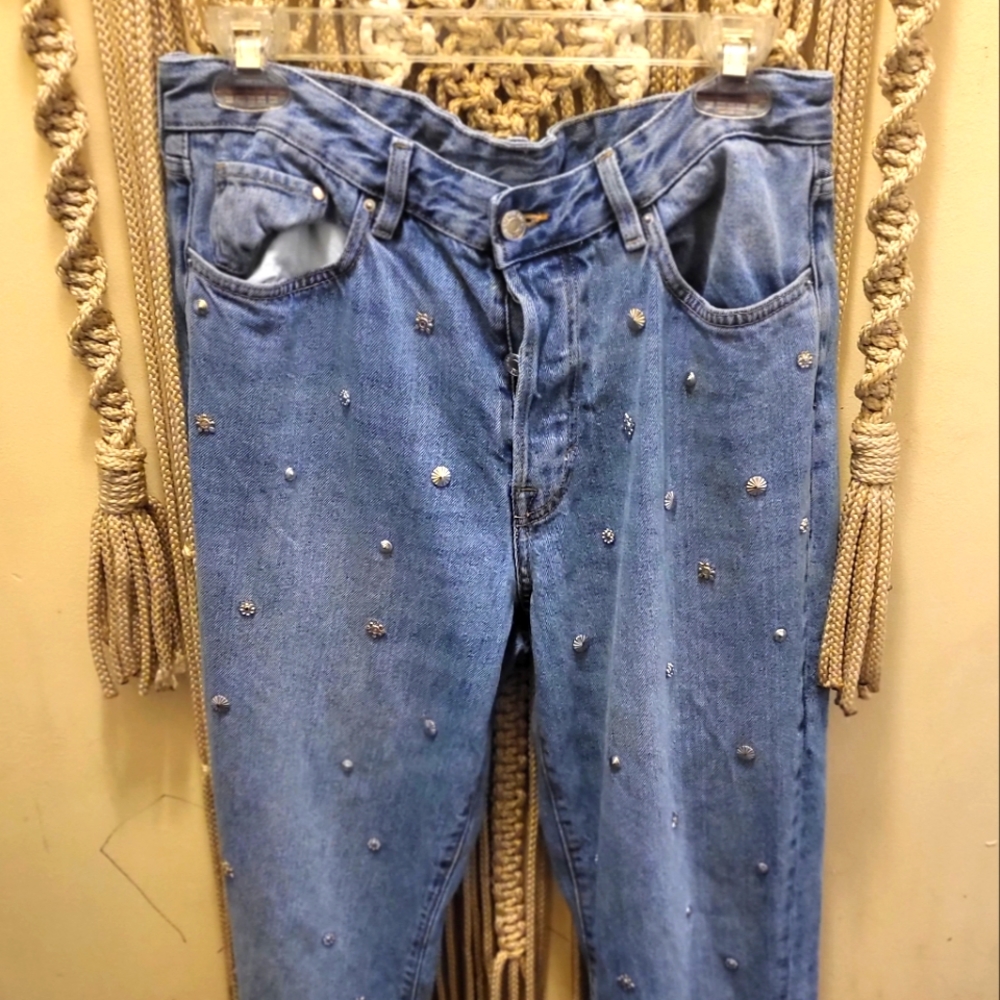 Studded High waisted &Jean's by H&M